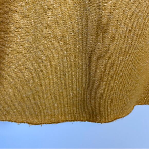 FOR THE REPUBLIC FOLLOW YOUR KARMA RAW EDGE SWEATER SIZE XS - Picture 9 of 10